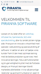 Mobile Screenshot of piranya.dk