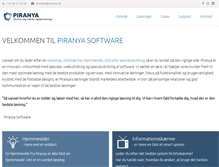 Tablet Screenshot of piranya.dk